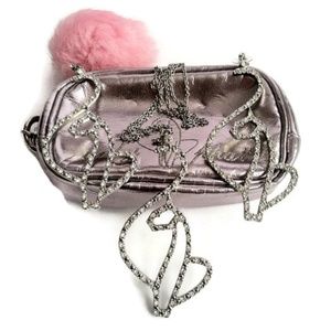 Baby Phat Crystal Necklace and Earrings Set